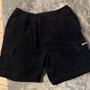 Black Cargo Shorts